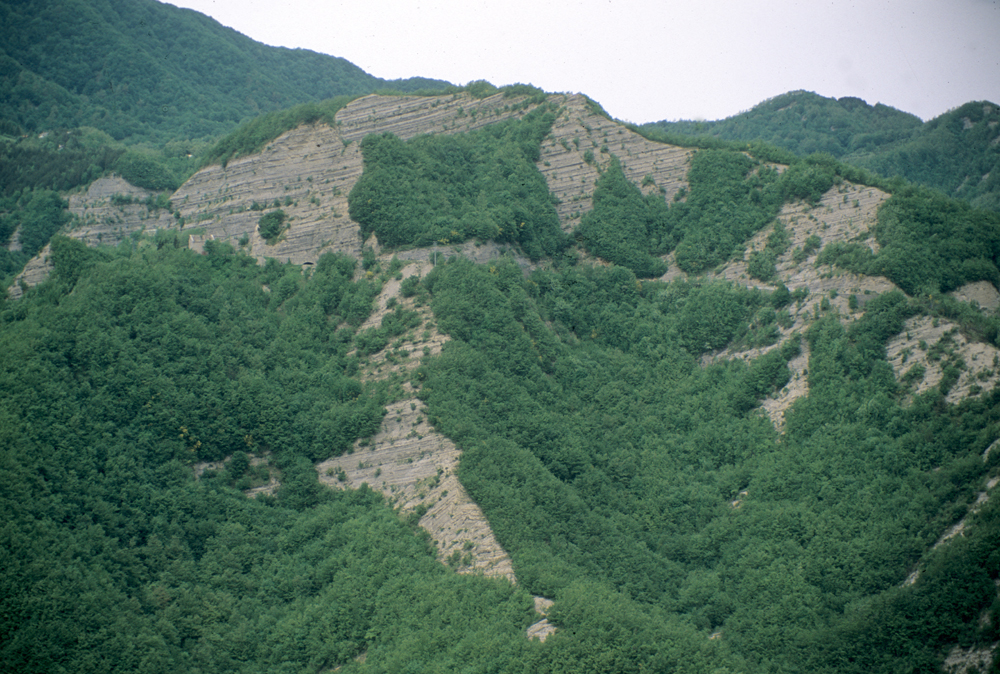 Le Scalacce - vista da Nasseto - Foto Archivio Servizio Geologico