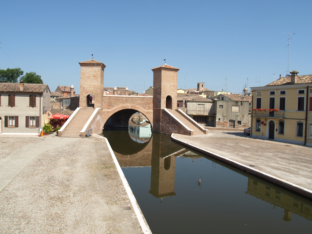 Centro storico di Comacchio - Foto Archivio Servizio Geologico